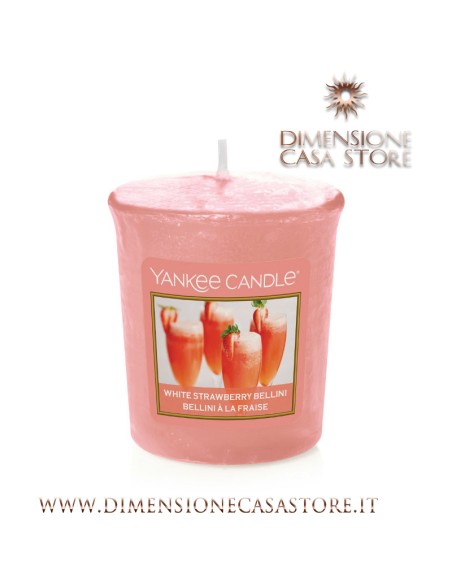 Yankee Candle - Candela sampler White strawberry Bellini