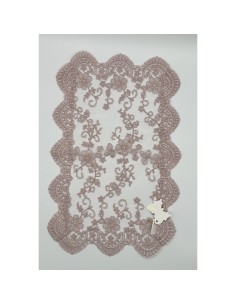 Fiori di Lena - Runner pizzo rosa cm 42X28 con scatola