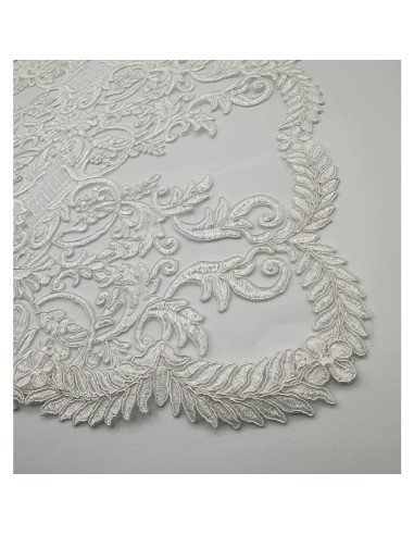 Fiori di Lena - Runner doppio pizzo Impero avorio cm 140 x 40