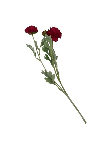 Fiori di Lena - Ramo 3 ranunculi fucsia cm 52 h