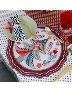 Vesta Home - Set 2 Sottopiatti Natalizi·albero·36 X 36 H Th. 3 Mm 2