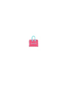 Beach Girl - Handbag fucsia dettagli azzurro cm 30 x 24 x 16