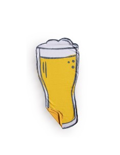 Beer - Telo mare kikoy sagoma bicchiere birra cm 90x170