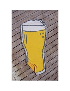 Beer - Telo mare kikoy sagoma bicchiere birra cm 90x170 2