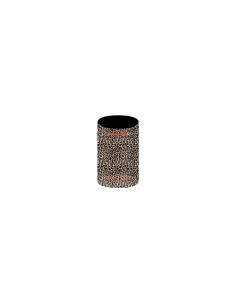 Leopard - Sacca mare classic nude/nero dettagli arancio cm 25 x 25 x 50