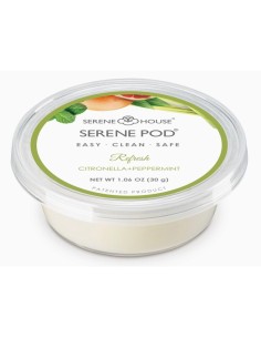 Serene House - Cialda di cera profumata in coppetta Refresh - 30G