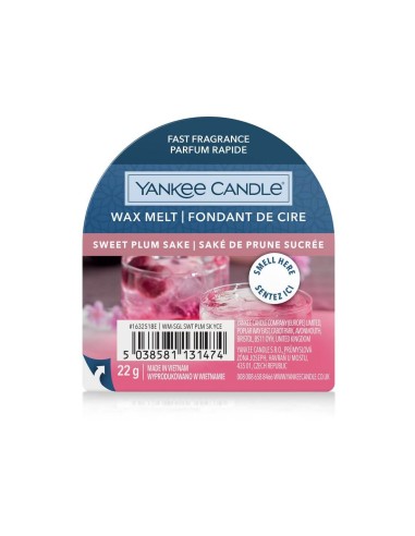 Yankee Candle - Tart di cera da fondere Sweet Plum Sake