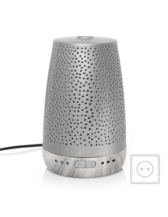 Yankee Candle - Sleep Diffuser Kit Base Effetto Argento & Peaceful Dreams