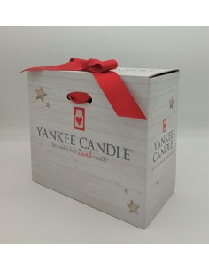 Yankee Candle - Scatola Con Nastro Per 2 Giare Grandi, Cm 20 X 10 X 18,2 H