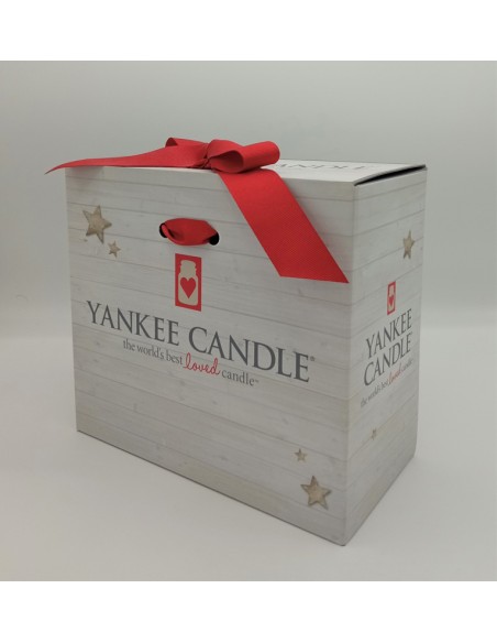 Yankee Candle - Scatola Con Nastro Per 2 Giare Grandi, Cm 20 X 10 X 18,2 H
