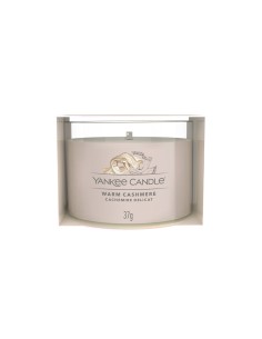 Yankee Candle - Candela votive in vetro ''Warm Cashmere''