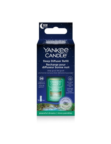 Yankee Candle - Ricariche Di Fragranza Per Sleep Diffuser Peaceful Dreams