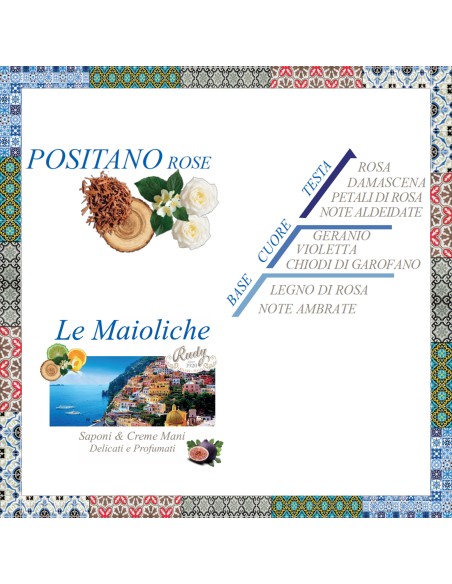 Le Maioliche - Crema Mani Positano Rose 100Ml