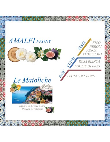 Le Maioliche - Sapone Liquido Amalfi Peony 500Ml