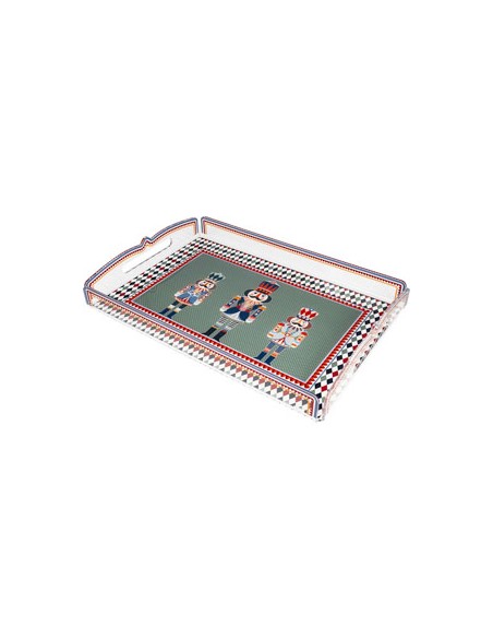 Vesta Home - Vassoio Grande - Natale 2025·schiaccianoci·45 X 31 X 6,1 H Th. 4 Mm