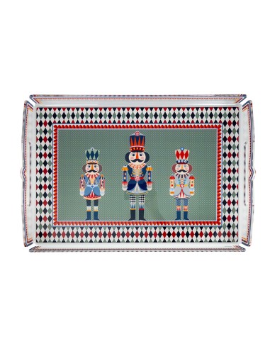 Vesta Home - Vassoio Grande - Natale 2025·schiaccianoci·45 X 31 X 6,1 H Th. 4 Mm