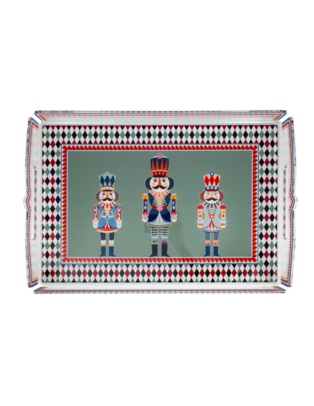 Vesta Home - Vassoio Grande - Natale 2025·schiaccianoci·45 X 31 X 6,1 H Th. 4 Mm