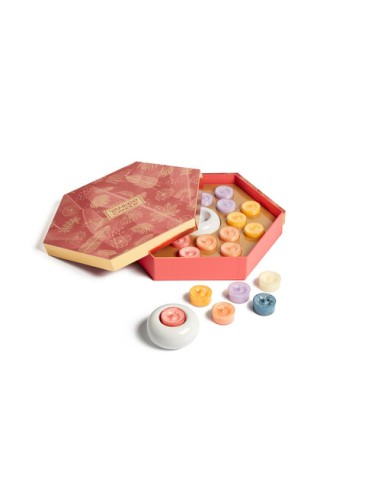 Yankee Candle - Confezione regalo con 18 tea light e 1 porta candela tea light
