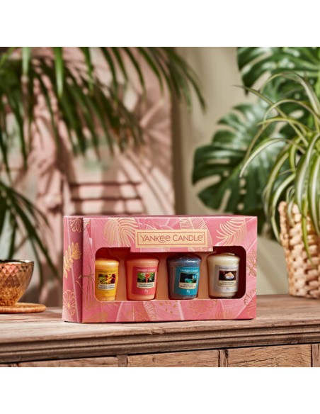 Yankee Candle - Confezione regalo con 4 candele sampler