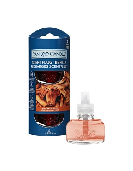 Yankee Candle - ScentPlug™ 2 Ricariche per Diffusore di Fragranza Elettrico Cinnamon Stick