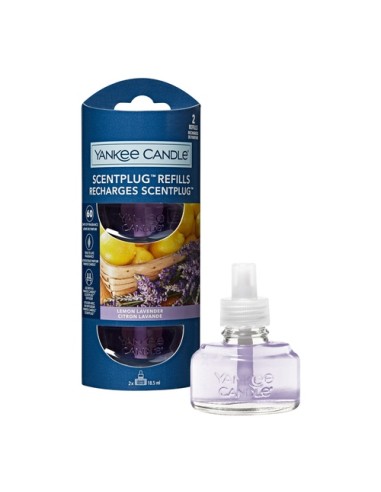 Yankee Candle - ScentPlug™ Confezione 2 ricariche per Diffusore di Fragranza Elettrico Lemon Lavender