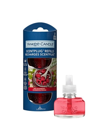 Yankee Candle - ScentPlug™ 2 Ricariche per Diffusore di Fragranza Elettrico Red Raspberry