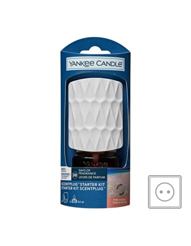 Yankee Candle - ScentPlug™  Kit base con 1 ricarica Diffusore di Fragranza Elettrico Pink Sands™