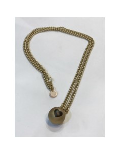 Collana Chiama Angeli con maglia catena dorata