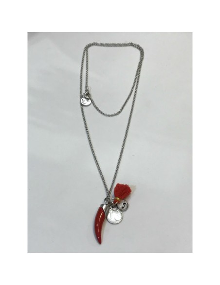 Collana Buone Vibrazioni rosso