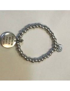 Bracciale elastico Pensiero Felice New 'Fatti un regalo Rimani come sei'