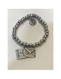 Bracciale elasticizzato Pensiero x te 'Sogna in grande'