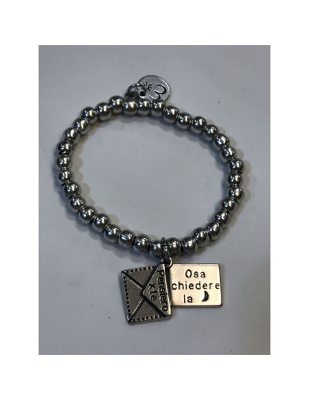 Bracciale elasticizzato Pensiero x te 'Osa chiedere la Luna'