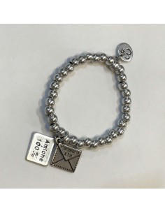 Bracciale elasticizzato Pensiero x te 'Amiche 100%'