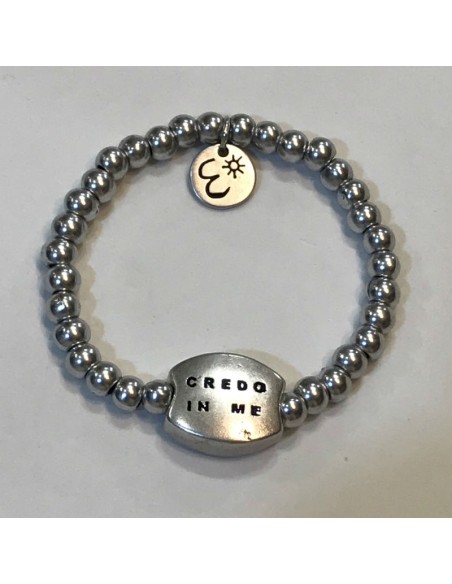 Bracciale elasticizzato New York 'Credo in me'