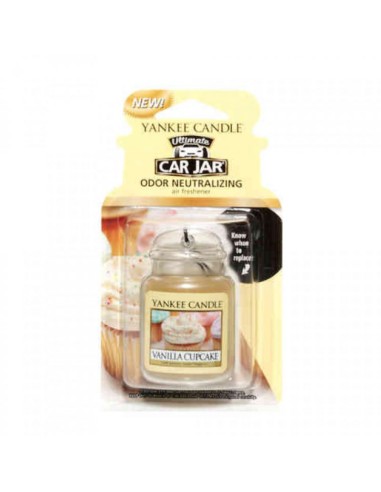 Yankee Candle - Fragranza per auto  Profumatori car jar® Ultimate ''Vanilla Cupcake''