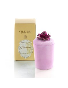 Candela profumata Camelia Viola con Rosa