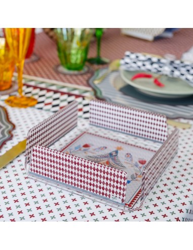 Vesta Home - Portatovaglioli Medio Natale 2025·albero·18,5 X 18,5 X 9,5 H Th. 4 Mm