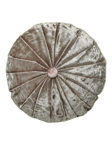 Mathilde M - Cuscino Merveille in velluto bicolore ø 35 cm