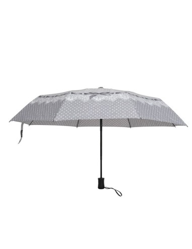 Mathilde M - Ombrello pieghevole decorato pizzo ø 97 x 56 cm (aperto) - dim. ø 5 x 28,5 cm (chiuso)