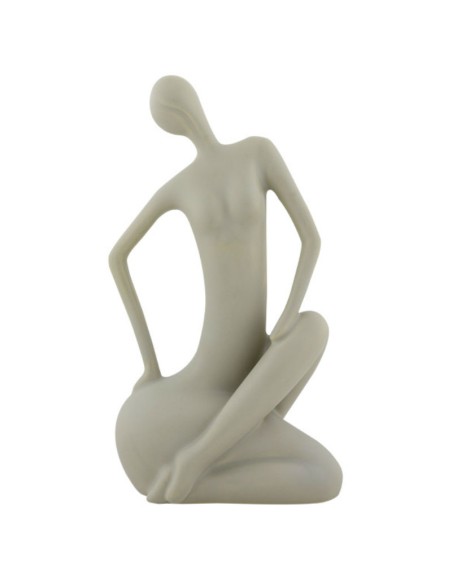 Statua in porcellana tortora cm 18