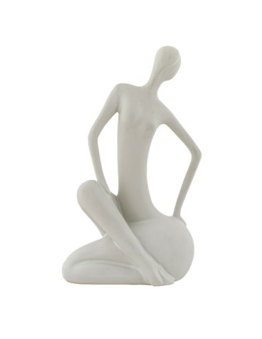 Statua in porcellana bianca cm 18