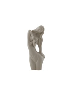 Statua Donna Zen beige cm 10,5 x 8 x 26