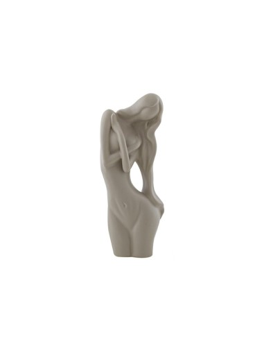Statua Donna Zen beige cm 10,5 x 8 x 26