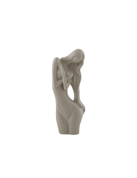 Statua Donna Zen beige cm 10,5 x 8 x 26