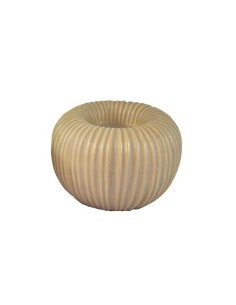 Porta candela in ceramica tortora cm 8,5 x 5,5
