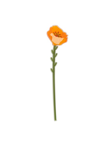 Vesta Home - Fiore Petunia Piccolo Kit 6 Pz Funny Flowers·arancione·10,5 X 44 H Th. 5 Mm