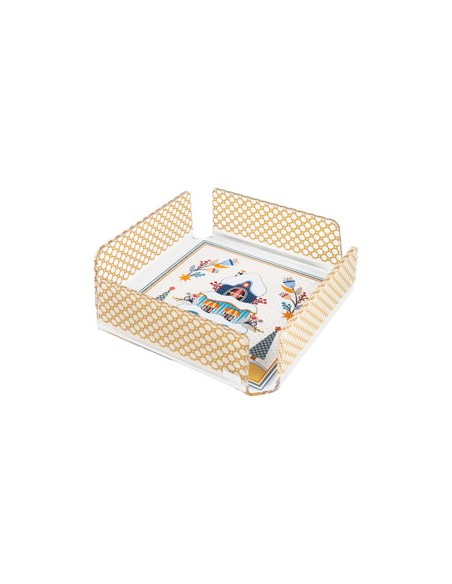 Vesta Home - Portatovaglioli Medio Natale 2025·casetta·18,5 X 18,5 X 9,5 H Th. 4 Mm