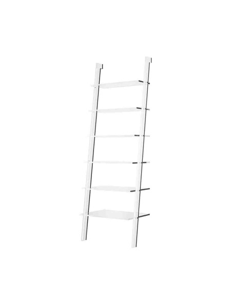 Vesta Home - Way Up Large Libreria 6 Ripiani·trasparente·48 X 33,5 X 200 H Cm Shleves: 48 X 28 H Th. Structure 15 Mm Th. Shelves