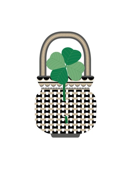 Vesta Home - Bomboniera - Quadrifoglio Kit 6 Pz·verde·10 X 19 H Th. 3 Mm
