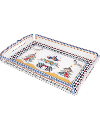 Vesta Home - Vassoio Piccolo - Natale 2025·casetta·32 X 22 X 4,5 H Th. 4 Mm